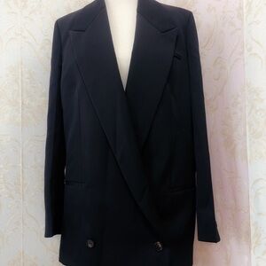 Bottega Veneta Pre-Fall 2020 Black Wool Blazer Jacket Size 42 NWT $2850